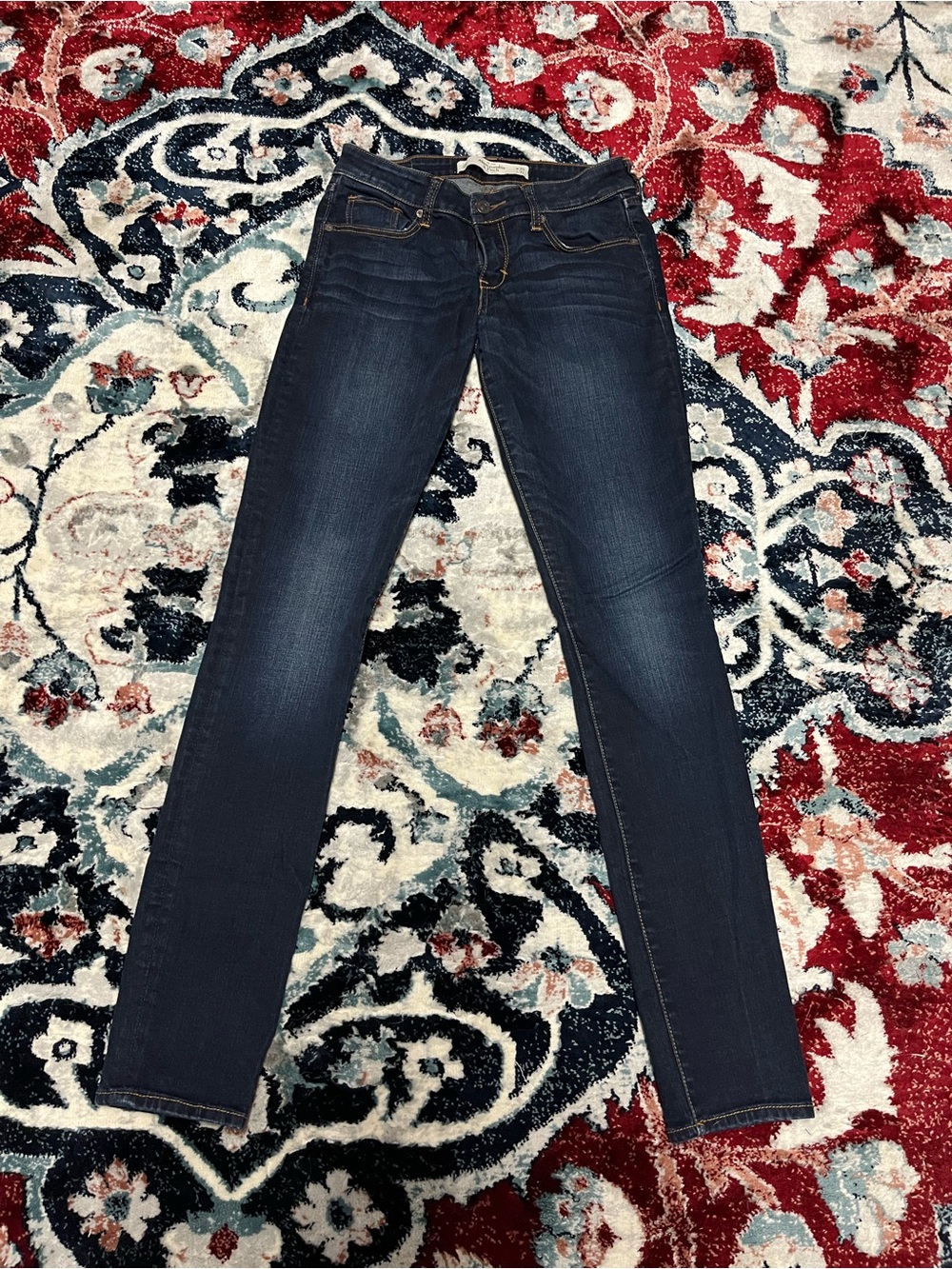 Abercrombie & Fitch Dark Wash Skinny Jeans